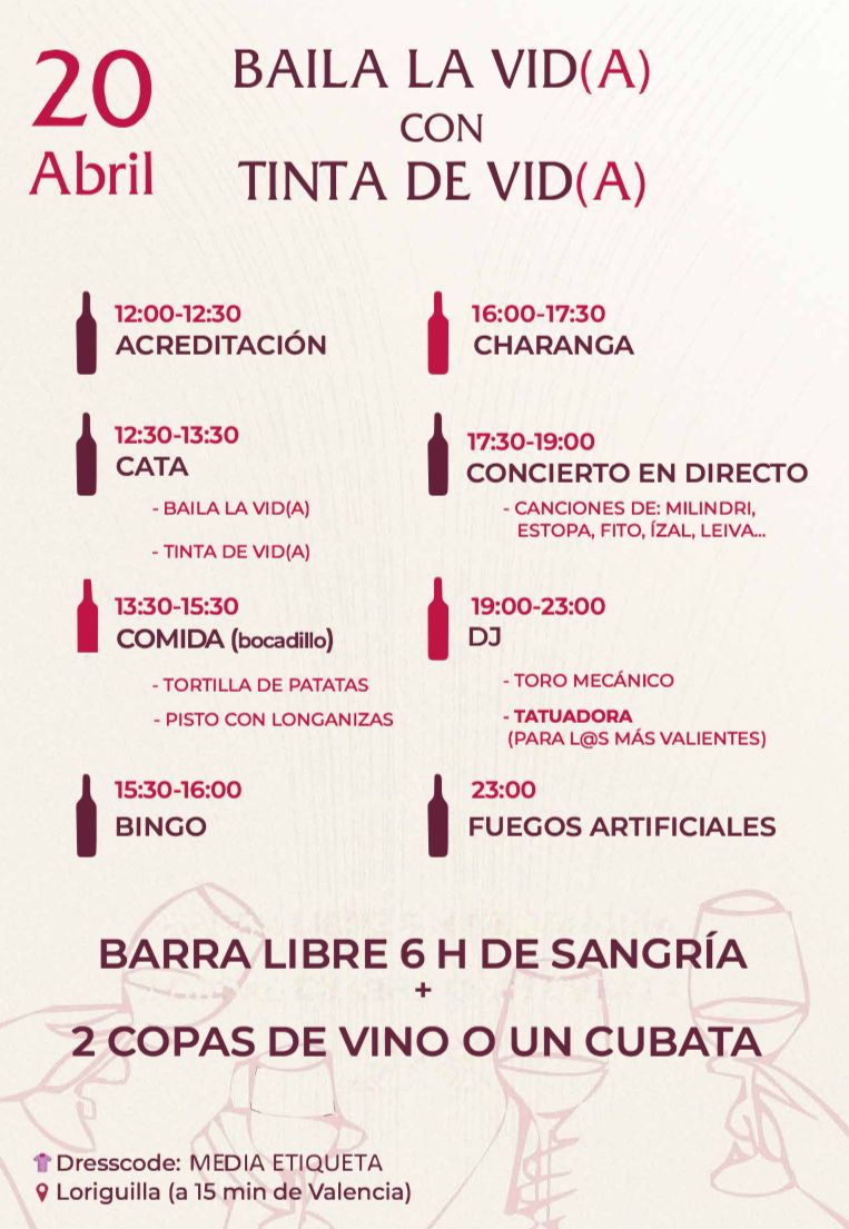 evento de vino